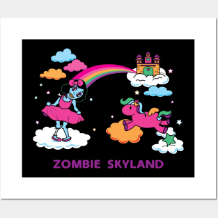 Zombie Skyland Posters and Art